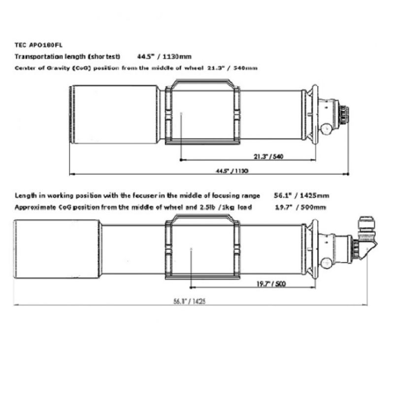 APO180FL F/7 Specs