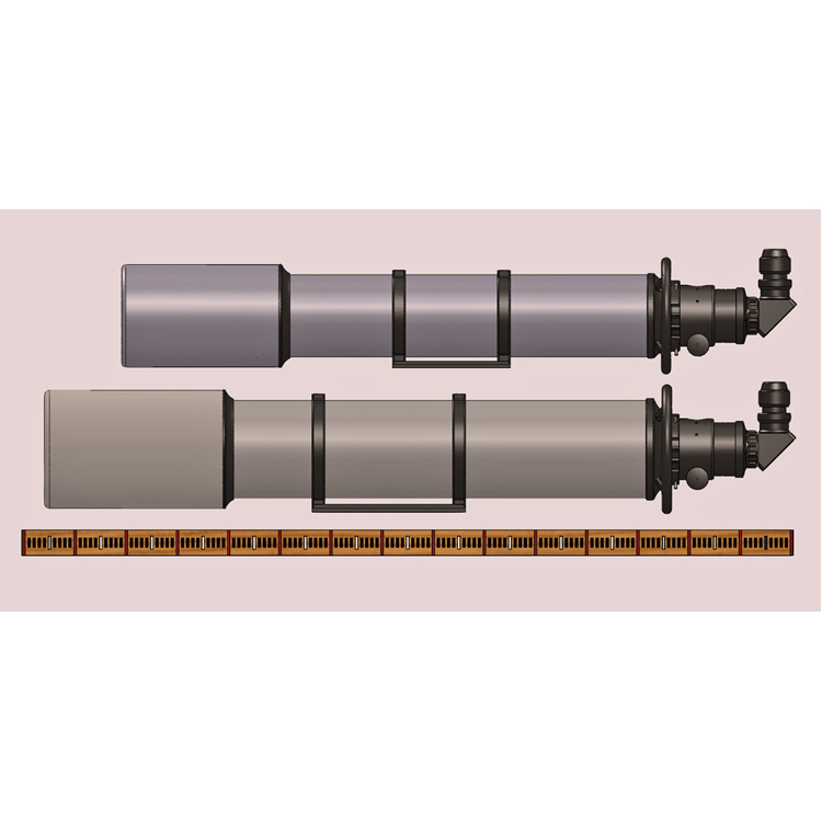 APO160FL F/7 (top) and APO180FL F/7 (bottom) Size Comparison