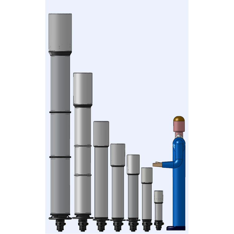 TEC Telescope Size Comparison APO110FL to APO300VT (right to left)